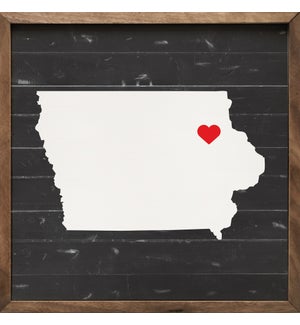 Personalized State Love Black